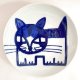 cat plate「人生は少しの酒と猫と晩飯」
