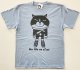 Tシャツ「My life as a★cat」アシッドブルー