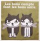 メガネクリーナー「Les bons compte font les bons amis.」