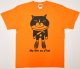 Tシャツ「My life as a★cat」オレンジ