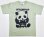 画像1: Tシャツ「猫とパンダ」セージグリーン (1)