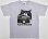画像1: Tシャツ「猫とカメラ」フロストパープル (1)