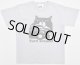 Tシャツ「猫とカメラ」フロストパープル
