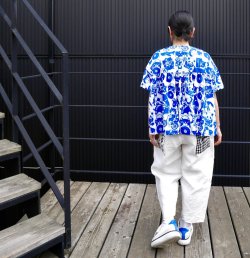 画像1: オリジナルブラウス「Blue Blue」