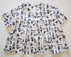 画像5: スケッチ柄ブラウス「White」