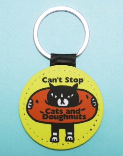 画像3: キーリング「Can't stop Cats and Doughnuts」