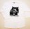 画像1: 七分袖ラグランTシャツ「猫とカメラ」ホワイト (1)