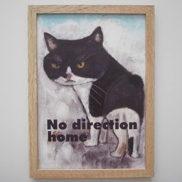 画像1: 「No direction home」ポスター(額付き) (1)