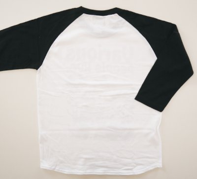 画像2: 七分袖ラグランTシャツ「Various」ブラック＆ホワイト