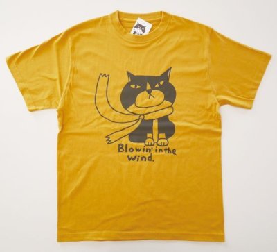 画像1: Tシャツ「風に吹かれて」ヘイジーイエロー