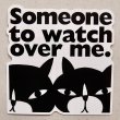 画像1: ステッカー「Some one to watch over me.」 (1)