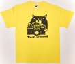画像1: Tシャツ「猫とカメラ」イエロー (1)