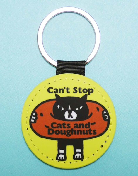 画像3: キーリング「Can't stop Cats and Doughnuts」 (3)