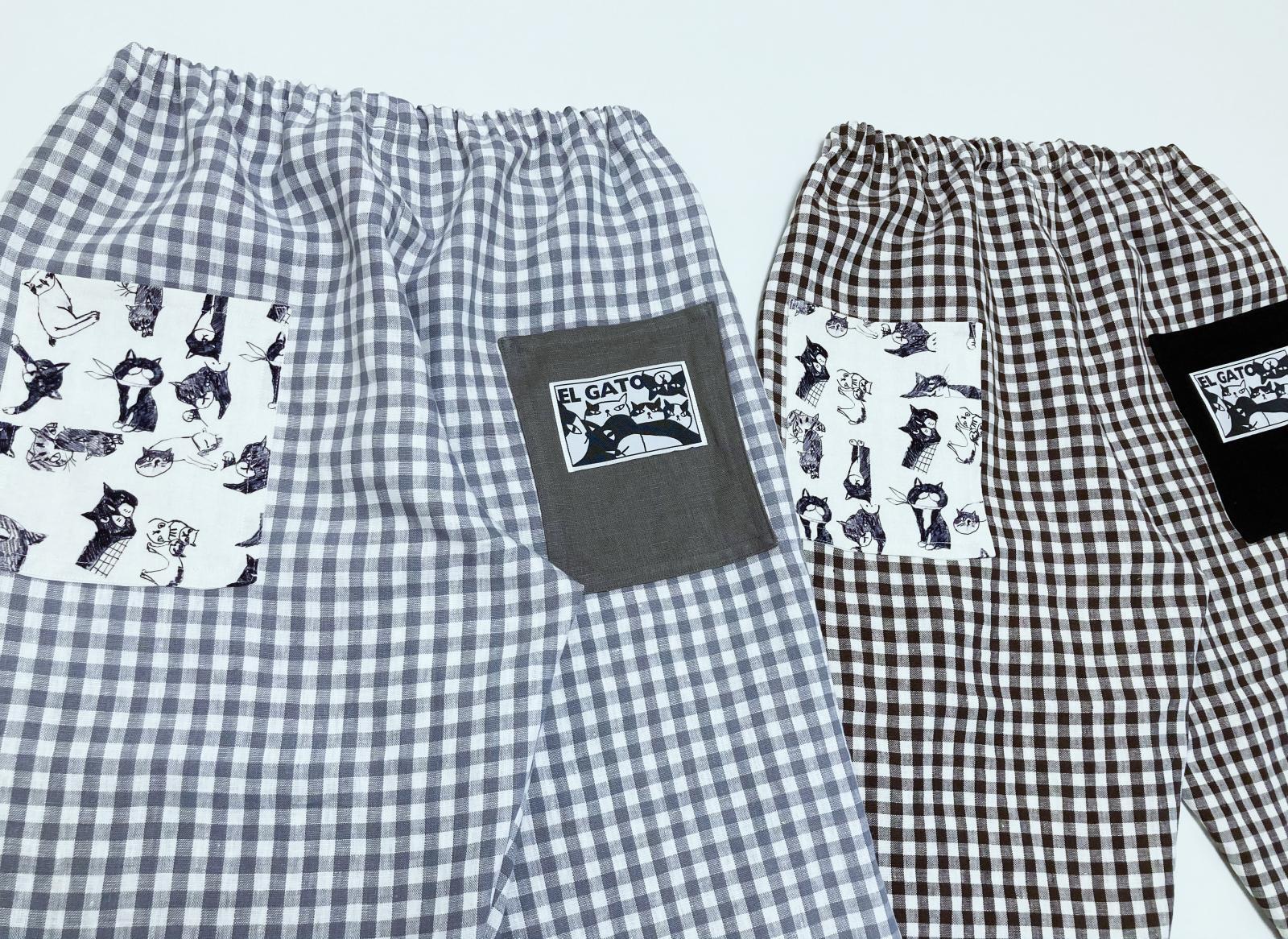 linenパンツとブラウス販売開始です