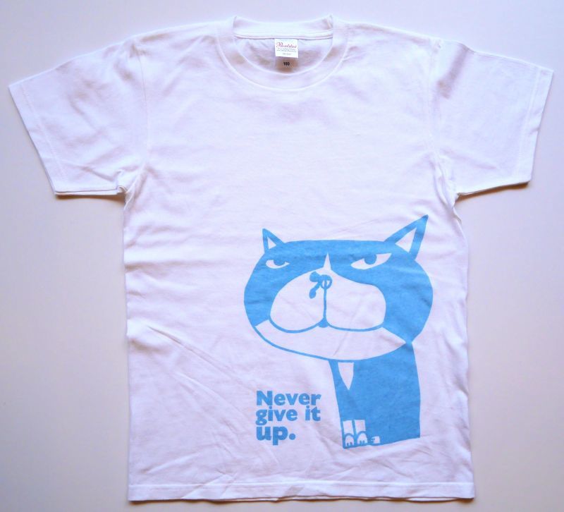 プリントtシャツ Never Give It Up2 ホワイト 鉄男 Tetsuo Official Site